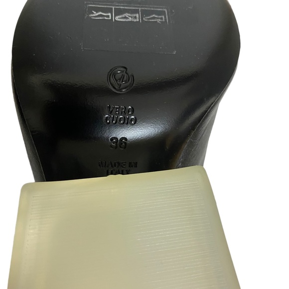 3.1 PHILLIP LIM PLEXI HEEL MULE BLACK - Picture 9 of 9